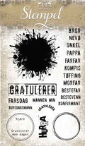 Papirdesign stempel - Til han