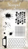 Papirdesign stempel - Bakgrunner