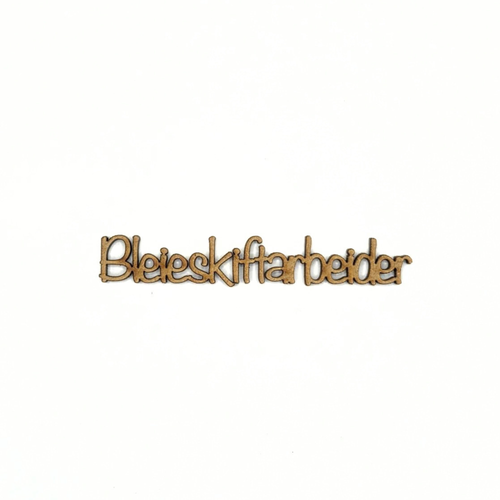 Bleieskiftarbeider - to størrelser