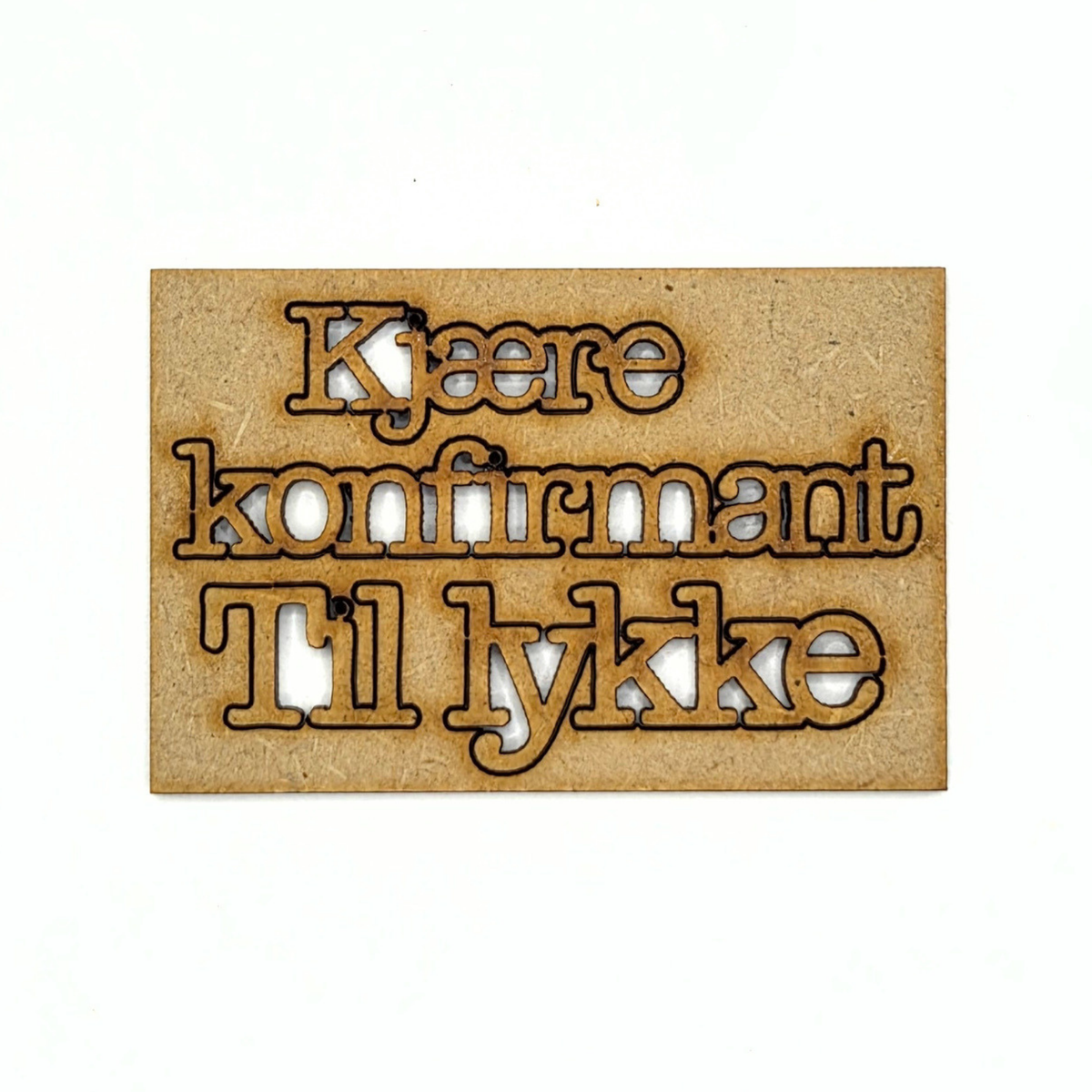 Kjære konfirmant
