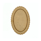 Oval ramme